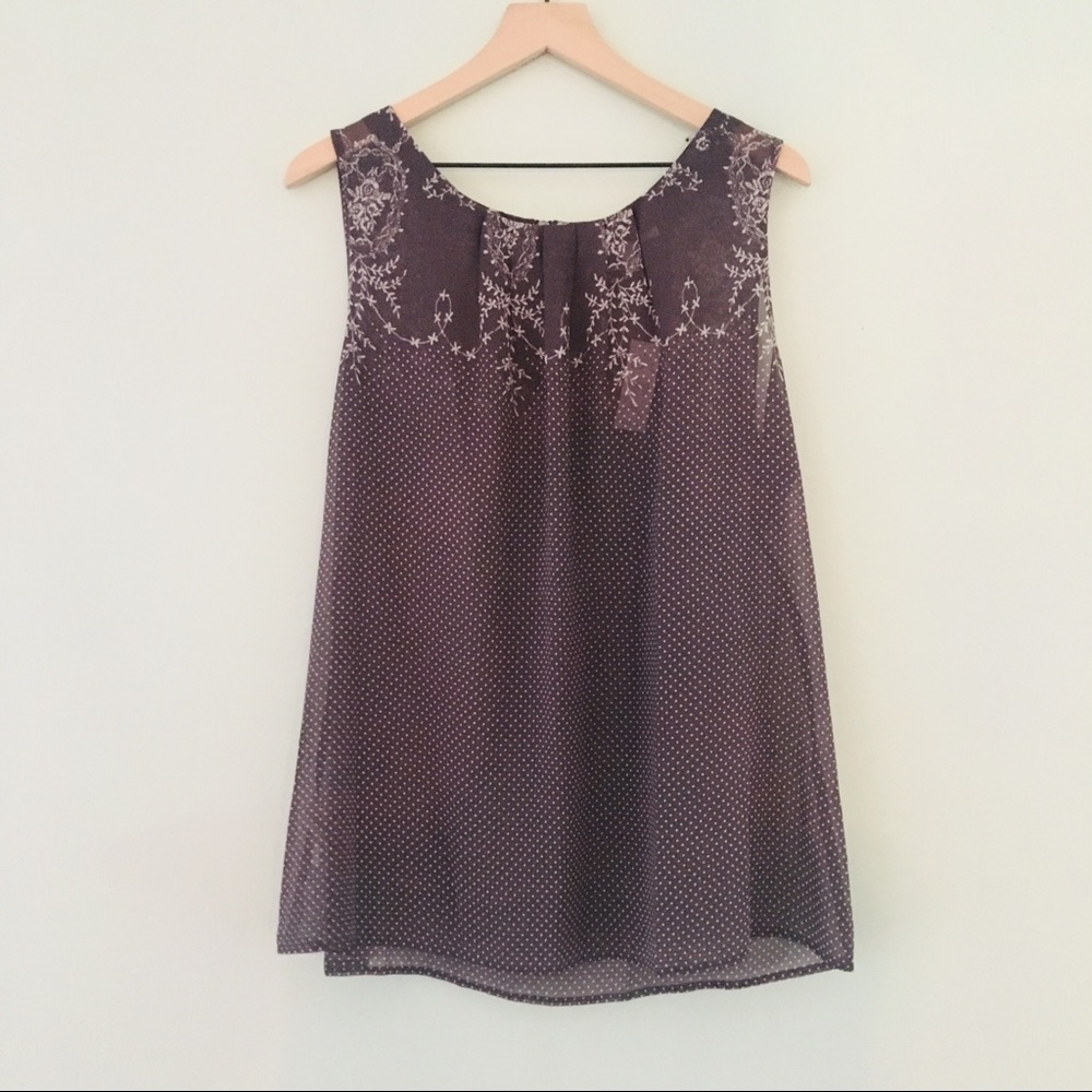 NWT Ann Taylor LOFT - Sleeveless Blouse - XL
